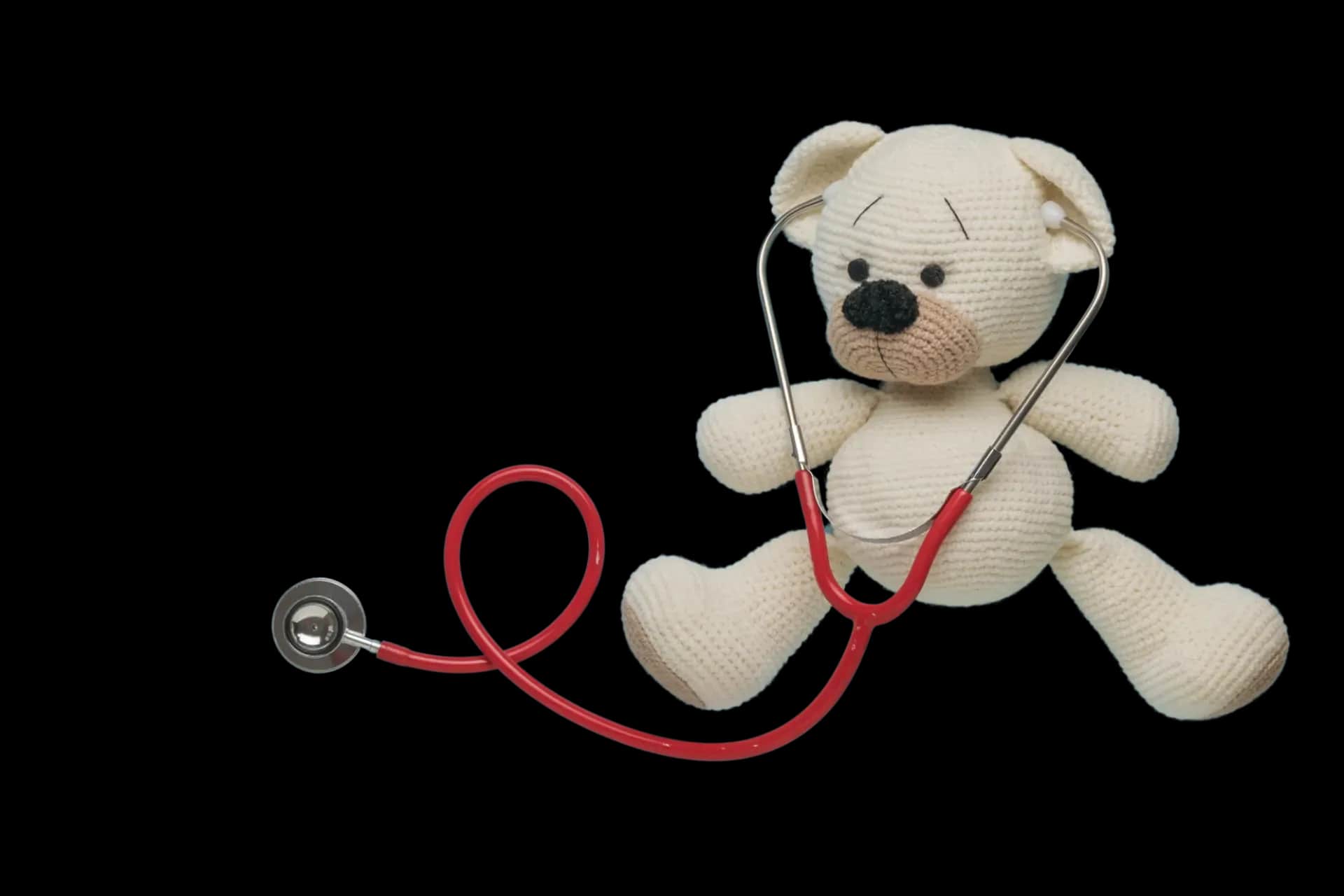 Medvídek se stetoskopem